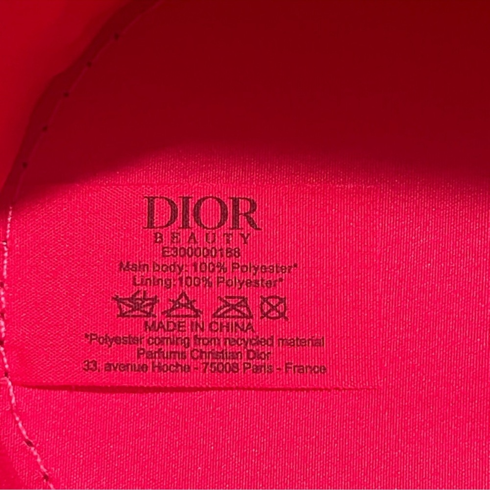 Dior Fuchsia Travel Pouch - Picture 3 of 3